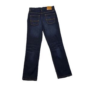 Lucky Brand NWOT Boys Barite Classic Straight Dark Jeans Size 18 Adjust Waist‎